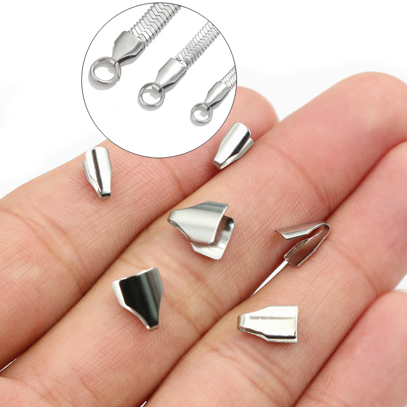 Jewelry Making Designs - 100pcs Stainless Steel 2-7mm Flat Cords