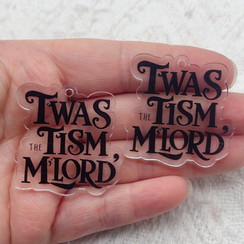Jewelry Making Quotes - 10pcs acrylic classic quote pendant, DIY