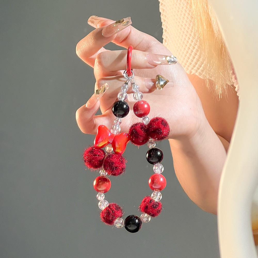 Jewelry Making With Beads - Winter Leopard Colorful Phone Lanyard Chain