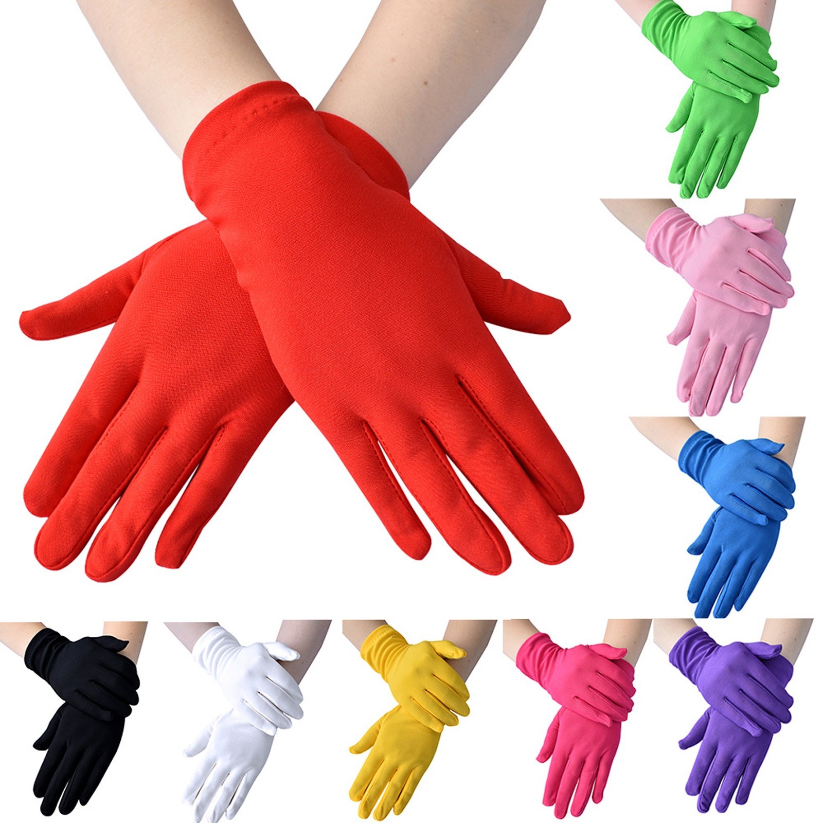 Jewelry Making Gloves - Fashion Spandex Elasticity Opera Short Gloves