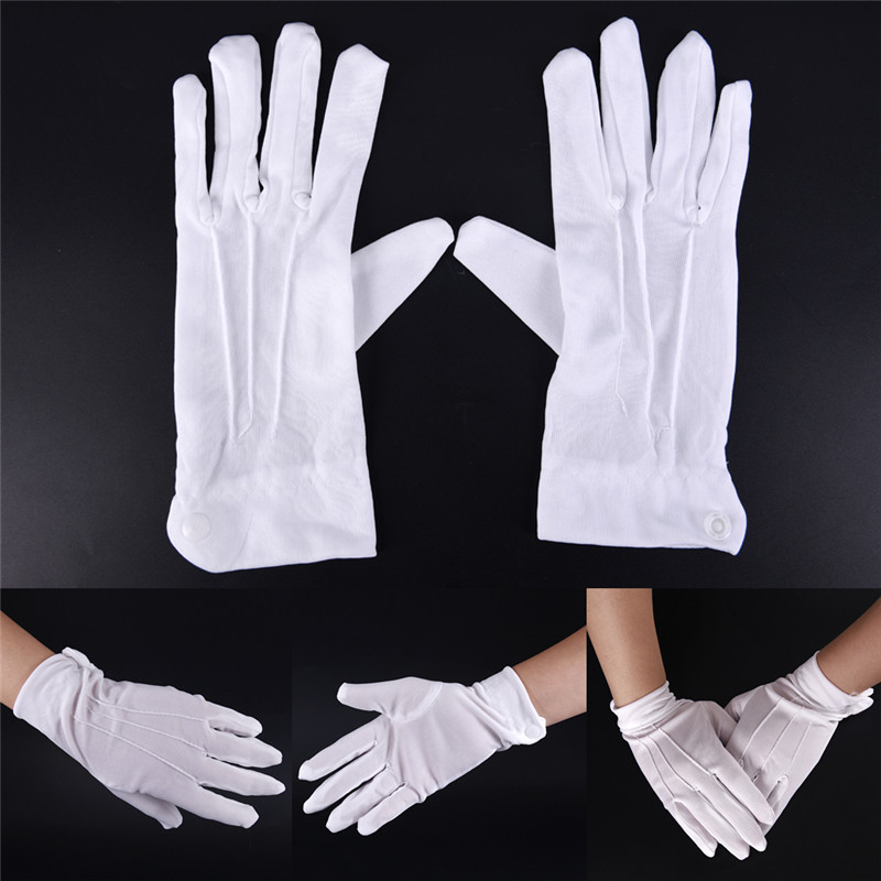 Jewelry Making Gloves - 1Pair White Formal Gloves Men White