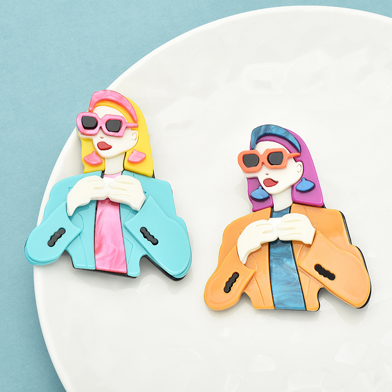 Jewelry Making Glasses - Wuli&baby Acrylic Wear Suits Glasses Lady