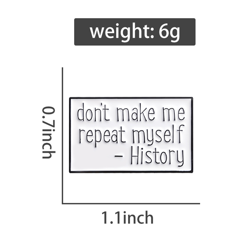 Funny Quotes Enamel Pins Custo - Jewelry Making History 评论和价格