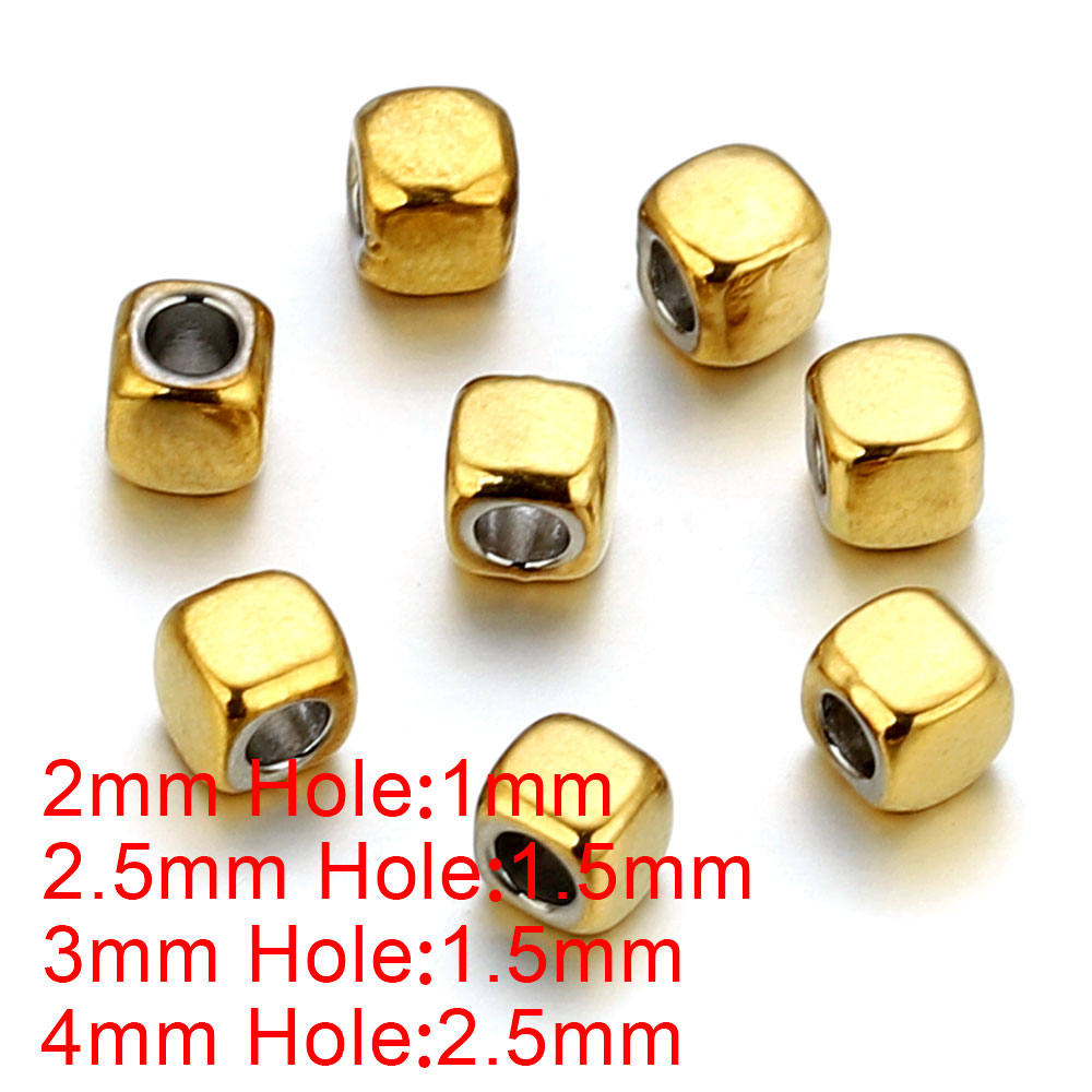 50pcs 2/3/4mm Stainless Steel  - Jewelry Making Supplies Wholesale 评论和价格