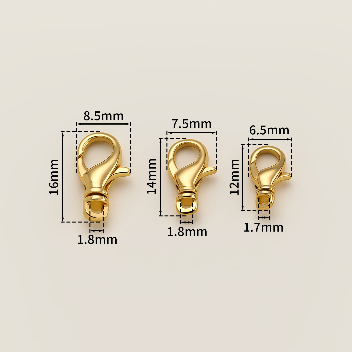 2Pcs 14/18K Gold Rotating Lobs - Jewelry Making Designs 评论和价格