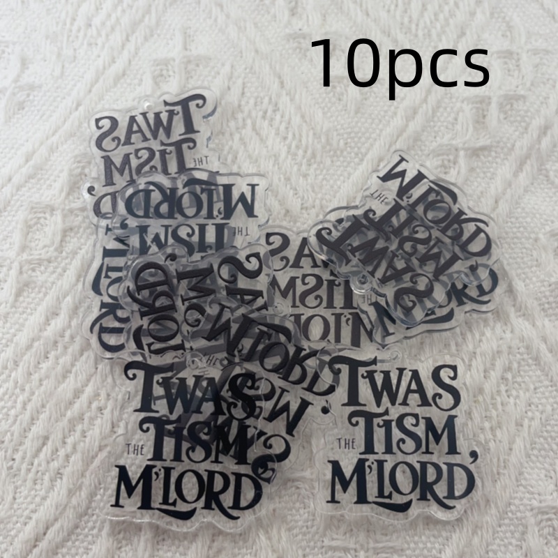 10pcs acrylic classic quote pe - Jewelry Making Quotes 评论和价格