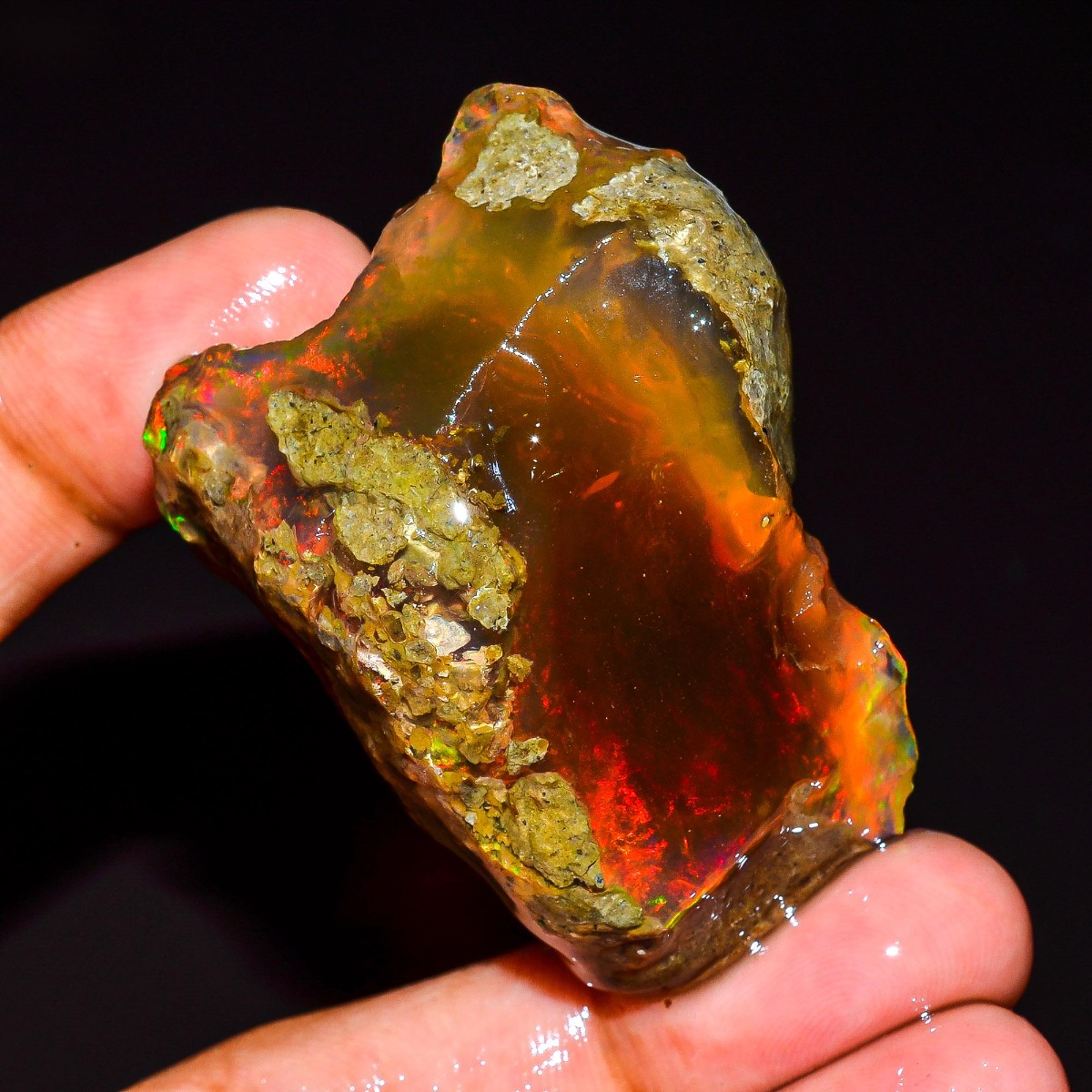 25-80CT Natural Ethiopian Opal - Jewelry Making Raw Materials 评论和价格