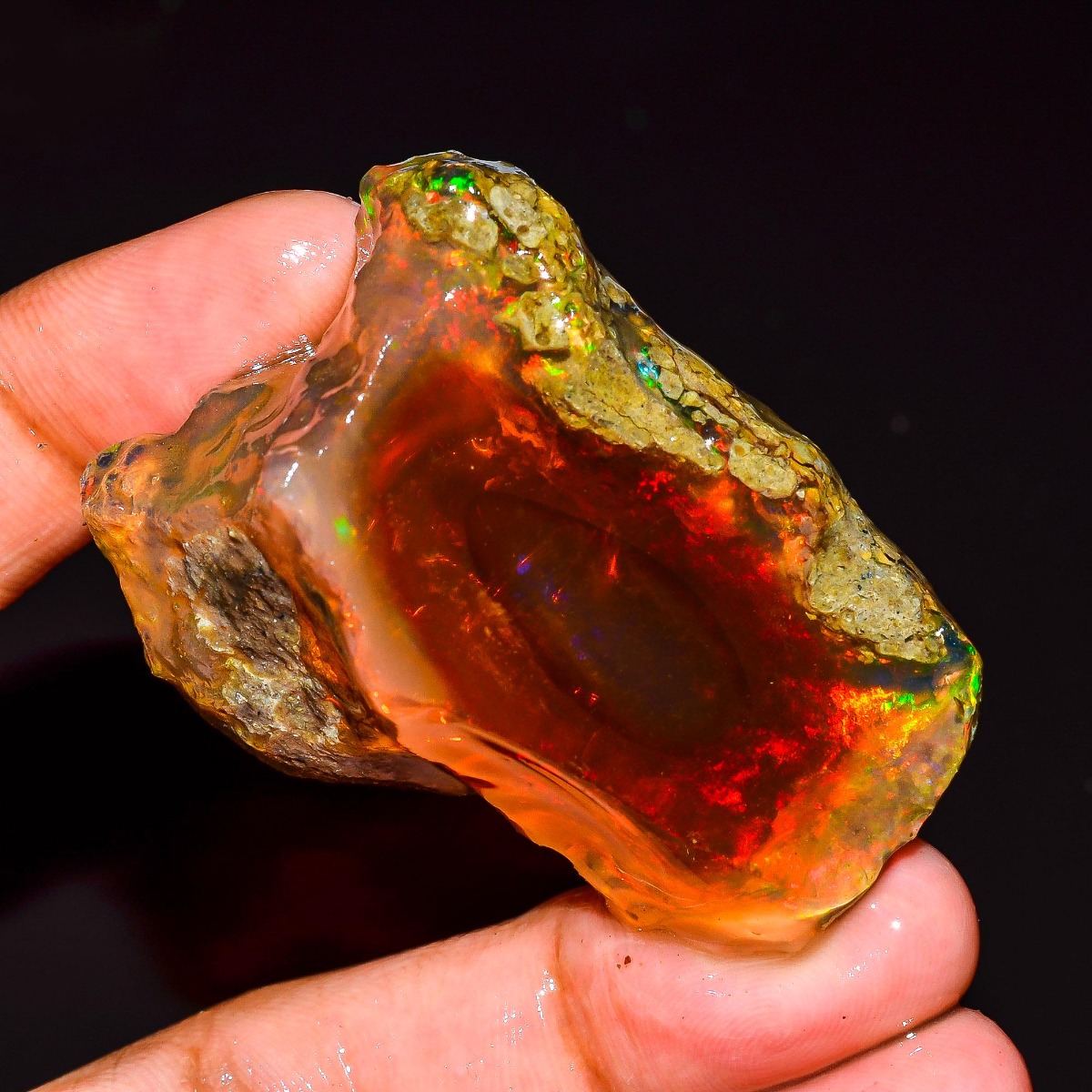 25-80CT Natural Ethiopian Opal - Jewelry Making Raw Materials 评论和价格