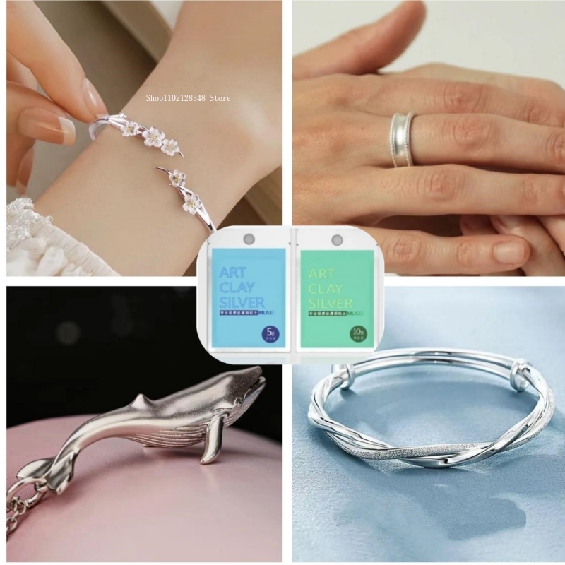 Pure Silver Clay DIY Silver Je - Jewelry Making Raw Materials 评论和价格