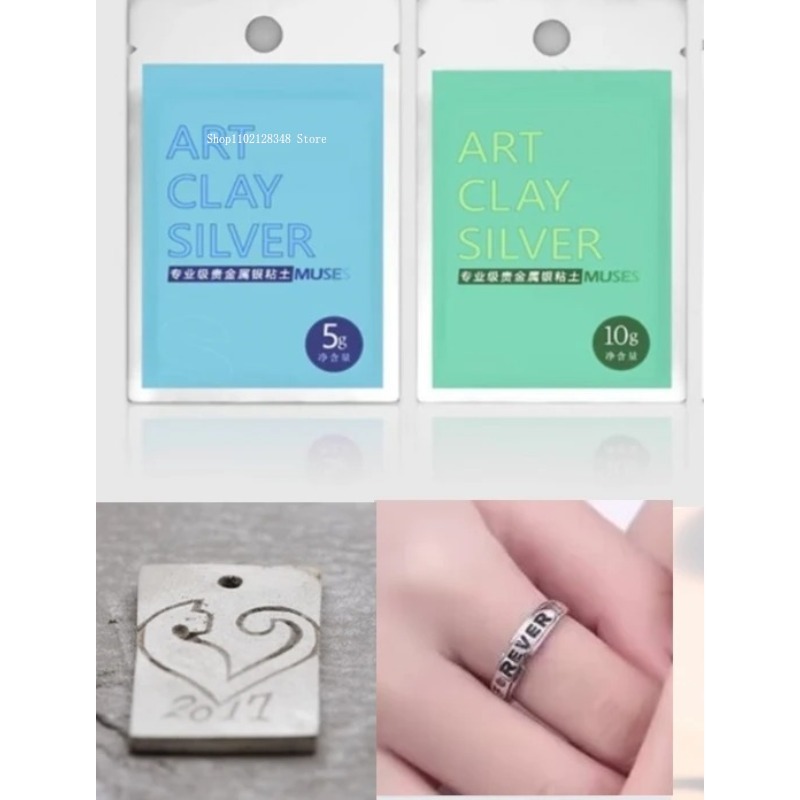 Pure Silver Clay DIY Silver Je - Jewelry Making Raw Materials 评论和价格