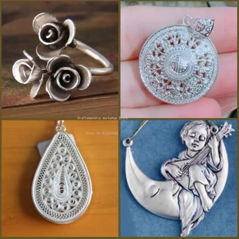5g/10g Pure Silver Clay Handma - Jewelry Making Raw Materials 评论和价格