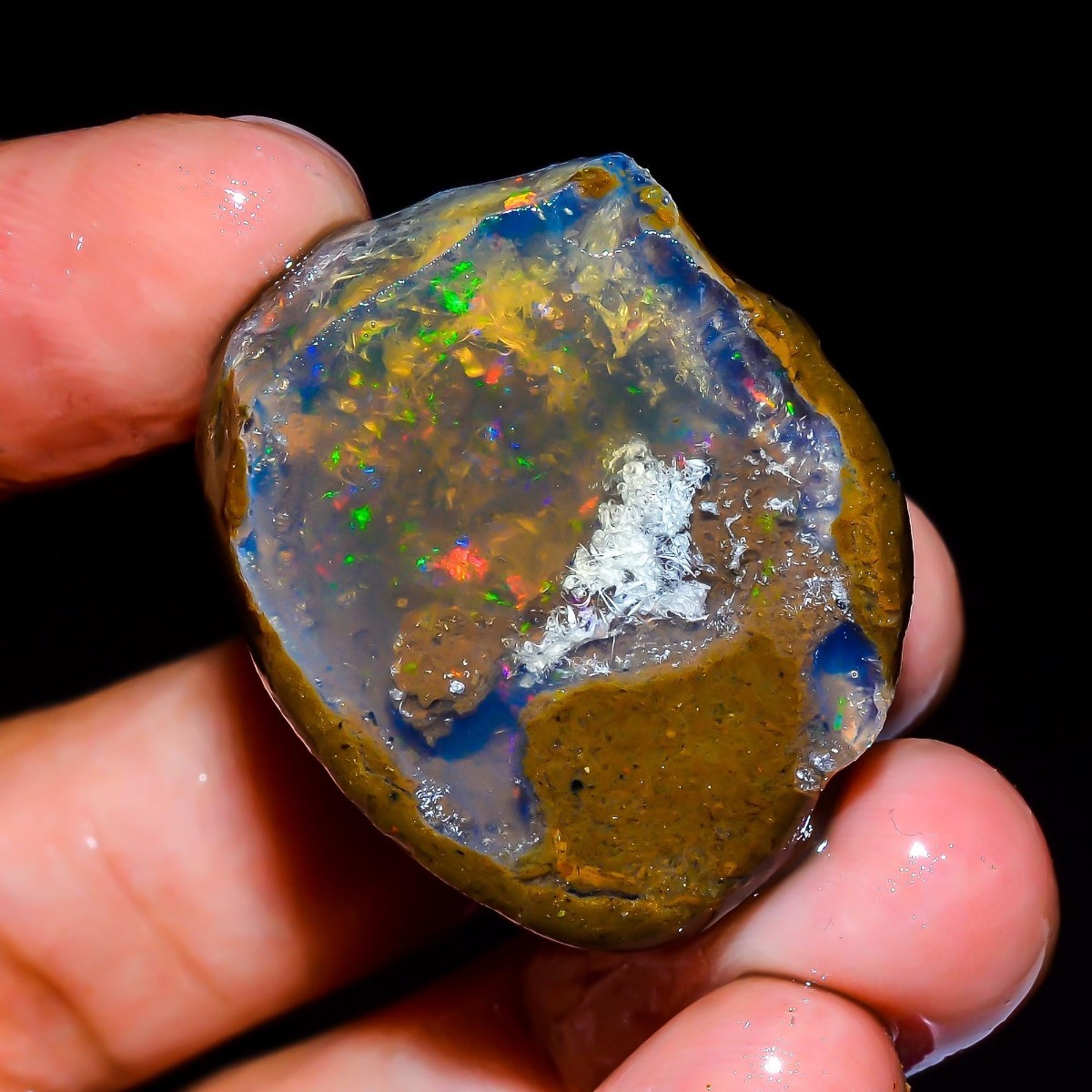 Natural Ethiopian Opal Rough R - Jewelry Making Raw Materials 评论和价格
