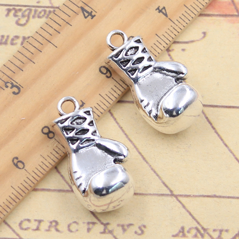 5pcs Charms 3D Boxing Glove Fi - Jewelry Making Gloves 评论和价格