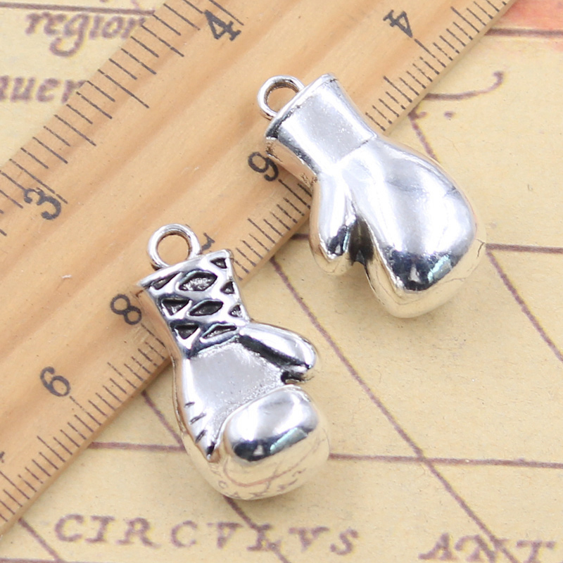 5pcs Charms 3D Boxing Glove Fi - Jewelry Making Gloves 评论和价格