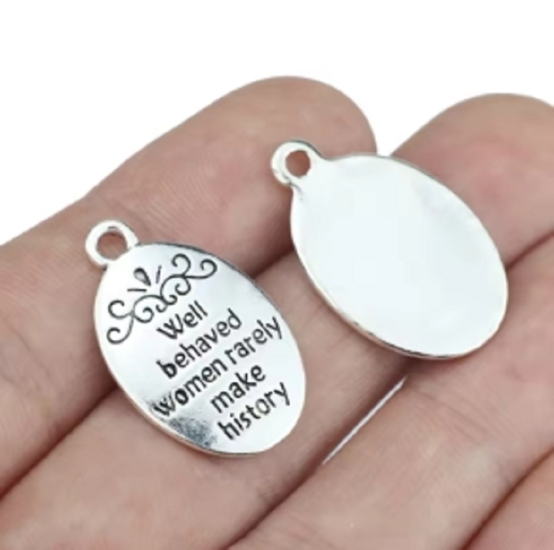 10 Pcs/Lot Oval Antique Silver - Jewelry Making History 评论和价格