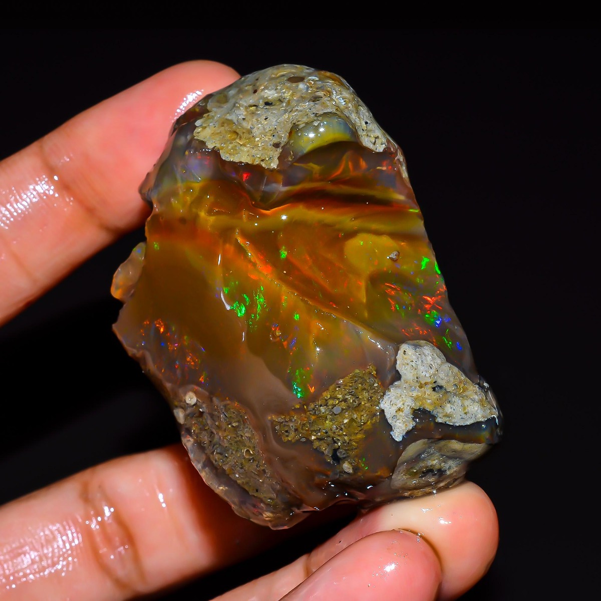 Natural Ethiopian Opal Rough 2 - Jewelry Making Raw Materials 评论和价格