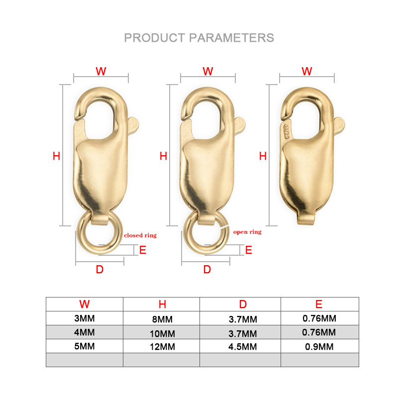 Lobster Clasp 14K Gold Filled  - Jewelry Making Supplies Wholesale 评论和价格