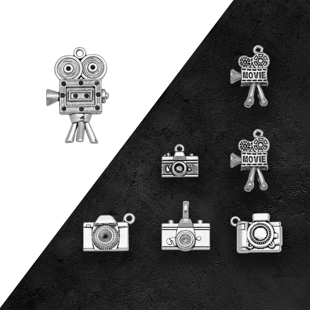 Antique Silver Plated Camera V - Jewelry Making Videos 评论和价格