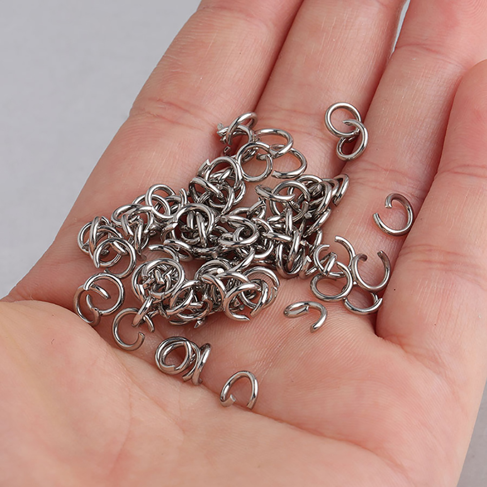 100-200pcs/lot Stainless Steel - Jewelry Making Supplies Wholesale 评论和价格