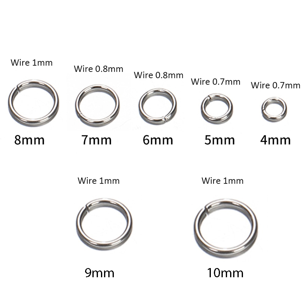 100-200pcs/lot Stainless Steel - Jewelry Making Supplies Wholesale 评论和价格