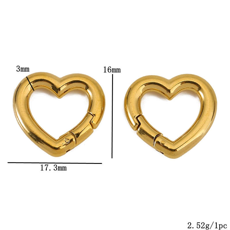 2pcs Stainless Steel Clasps He - Jewelry Making Designs 评论和价格