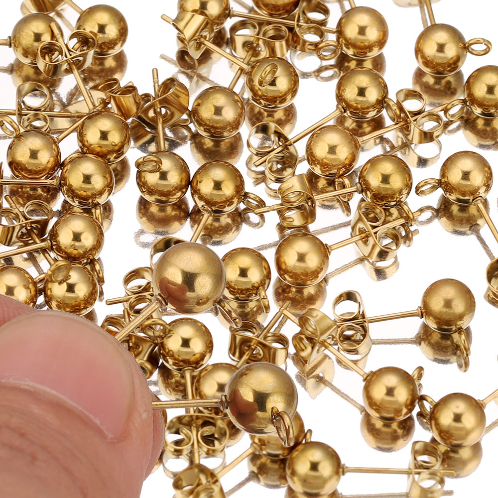 20pcs Stainless Steel 4 5 6 8m - Jewelry Making Supplies Wholesale 评论和价格