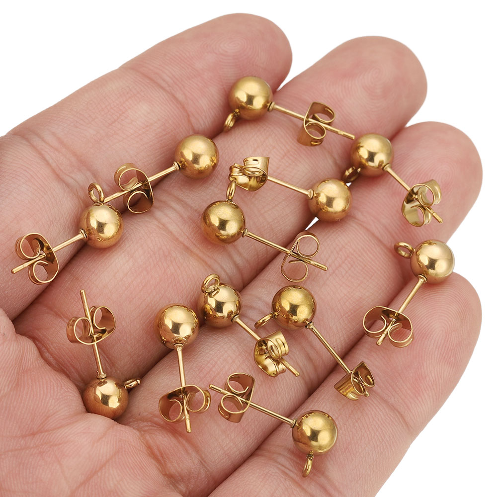 20pcs Stainless Steel 4 5 6 8m - Jewelry Making Supplies Wholesale 评论和价格