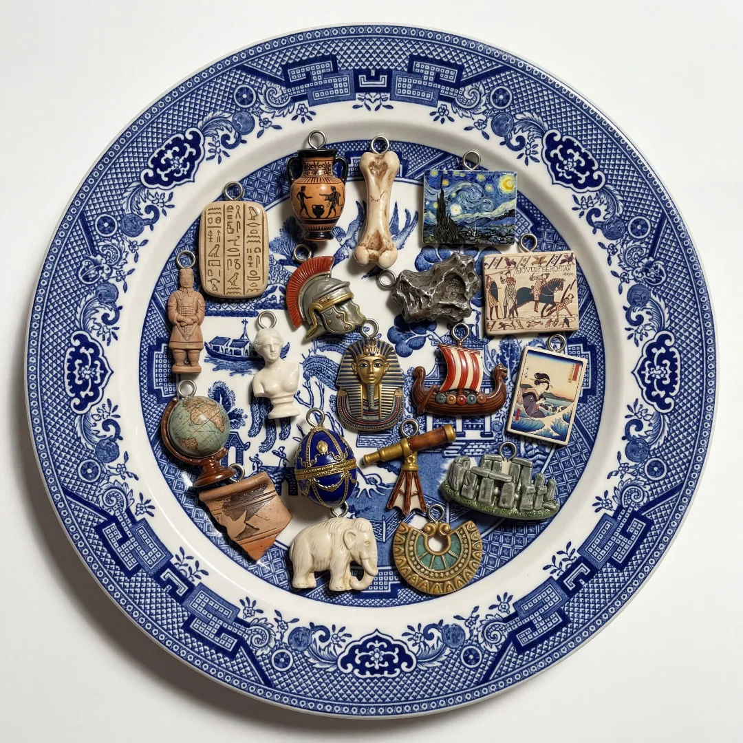Mini Pendant Antique World His - Jewelry Making History 评论和价格