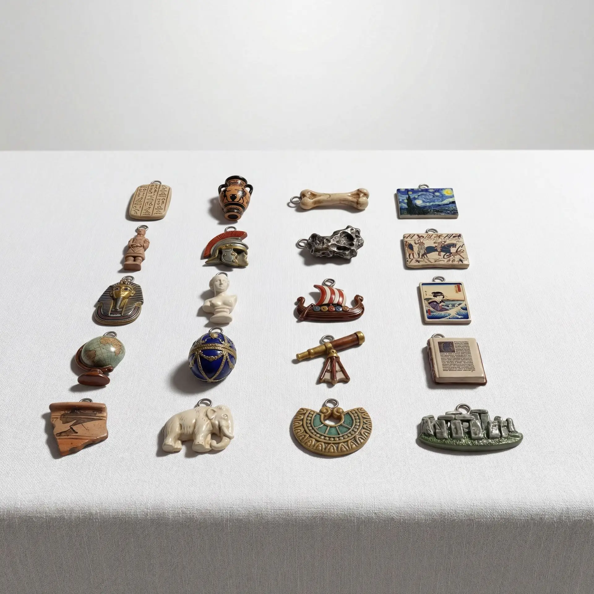 Mini Pendant Antique World His - Jewelry Making History 评论和价格