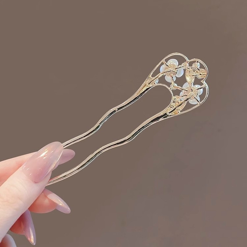 U Shaped Hair Stick Light Luxu - Jewelry Making With Beads 评论和价格