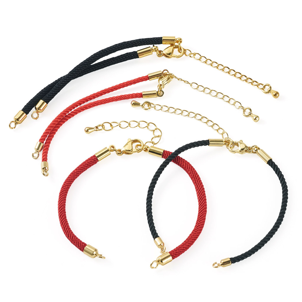 4Pcs Adjustable Nylon Milan Co - Jewelry Making For Couples 评论和价格
