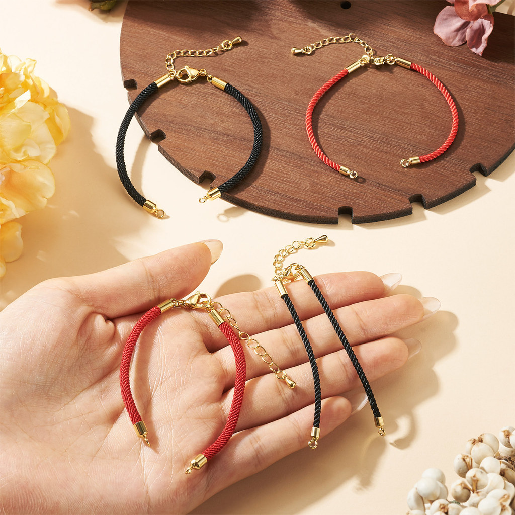 4Pcs Adjustable Nylon Milan Co - Jewelry Making For Couples 评论和价格