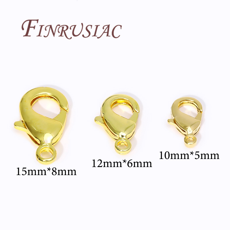 18K Gold Plated Lobster Clasps - Jewelry Making Designs 评论和价格