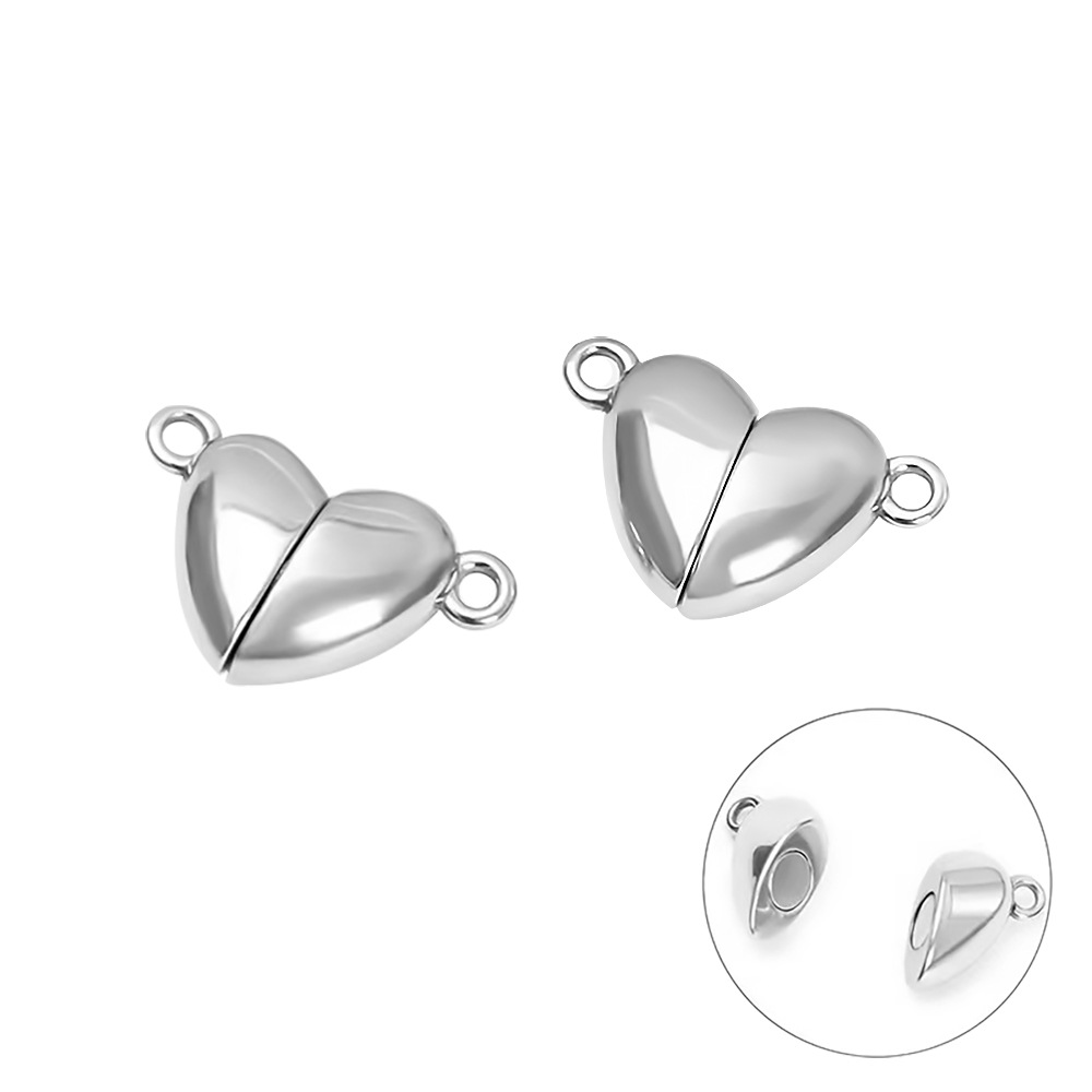 5Pairs Love Heart Magnetic Con - Jewelry Making For Couples 评论和价格