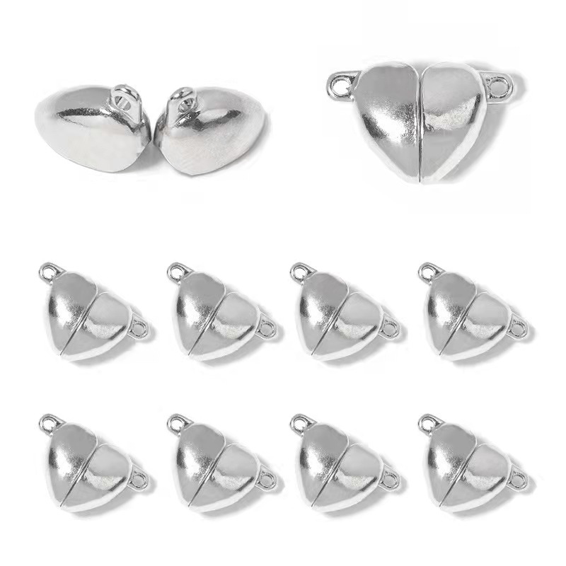 5Pairs Love Heart Magnetic Con - Jewelry Making For Couples 评论和价格