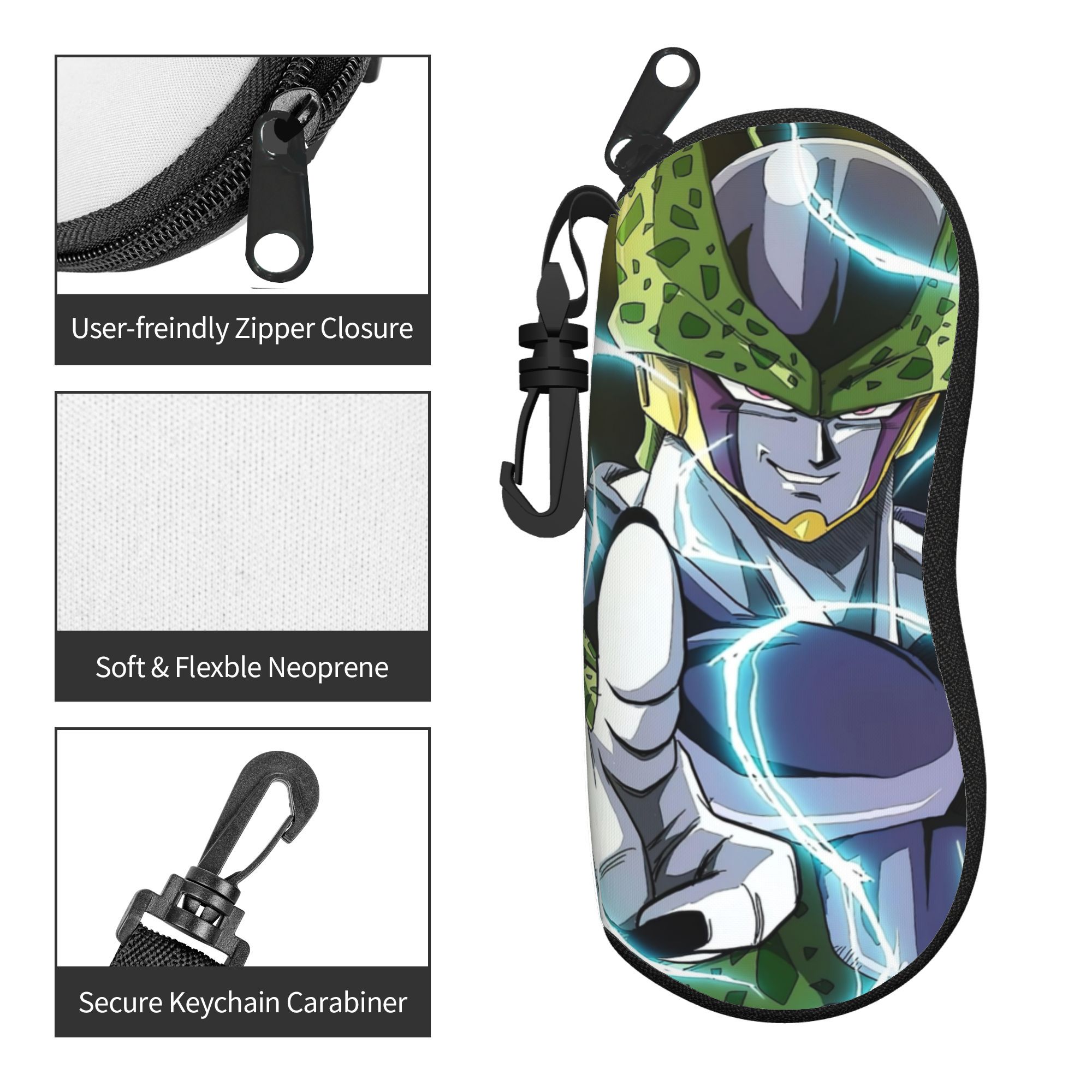 DBZ Cell Glasses Case Men Wome - Jewelry Making Glasses 评论和价格