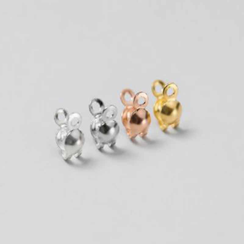 4pcs Genuine Real Pure Solid 9 - Jewelry Making With Beads 评论和价格