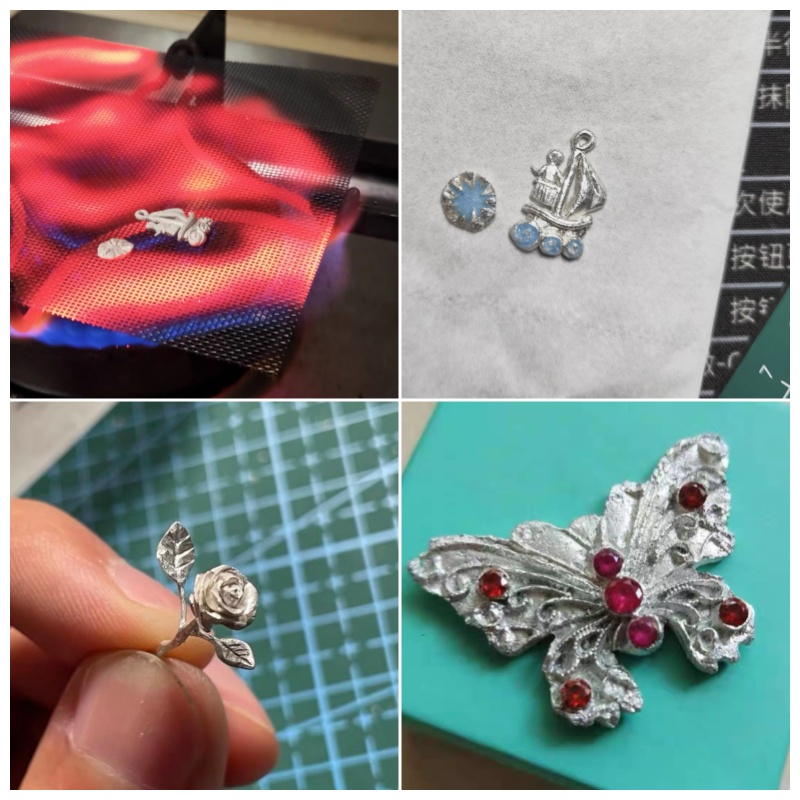 5g/10g Jewelry-making Pure Sil - Jewelry Making For Couples 评论和价格