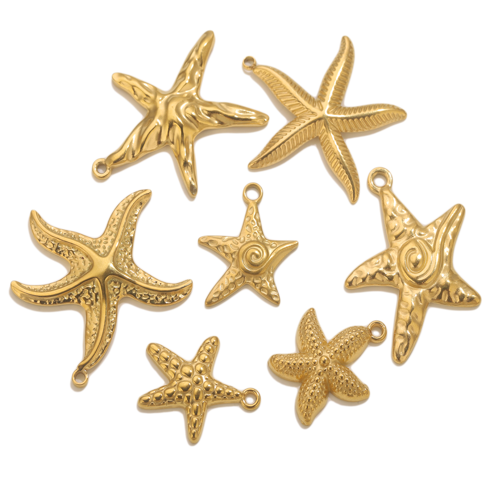 5pcs Stainless Steel Summer St - Jewelry Making Supplies Wholesale 评论和价格
