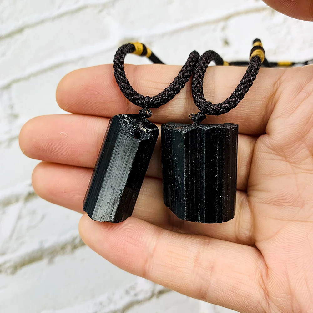 Natural Glass Crystal Tourmali - Jewelry Making Raw Materials 评论和价格