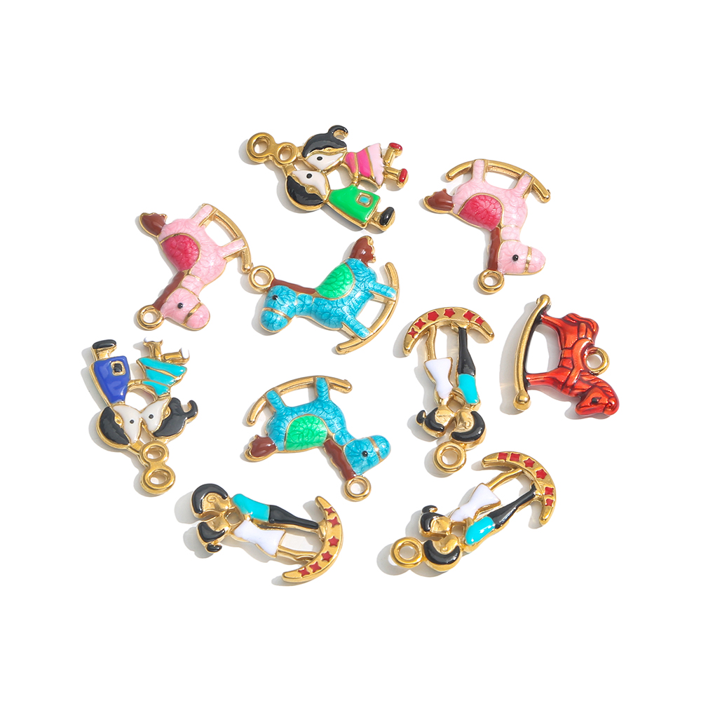 2pcs Stainless Steel Charm Cou - Jewelry Making For Couples 评论和价格