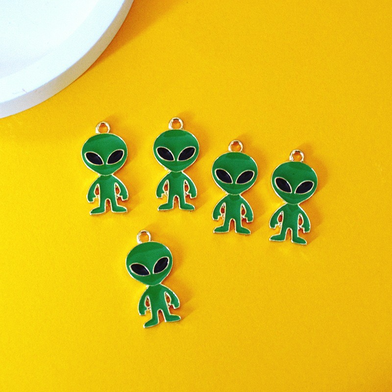 10pcs Simple Alien Alloy Drip  - Jewelry Making Accessories 评论和价格