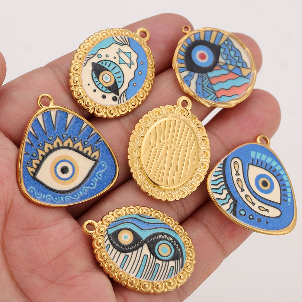 3Pcs Stainless Steel Connector - Jewelry Making Quotes 评论和价格