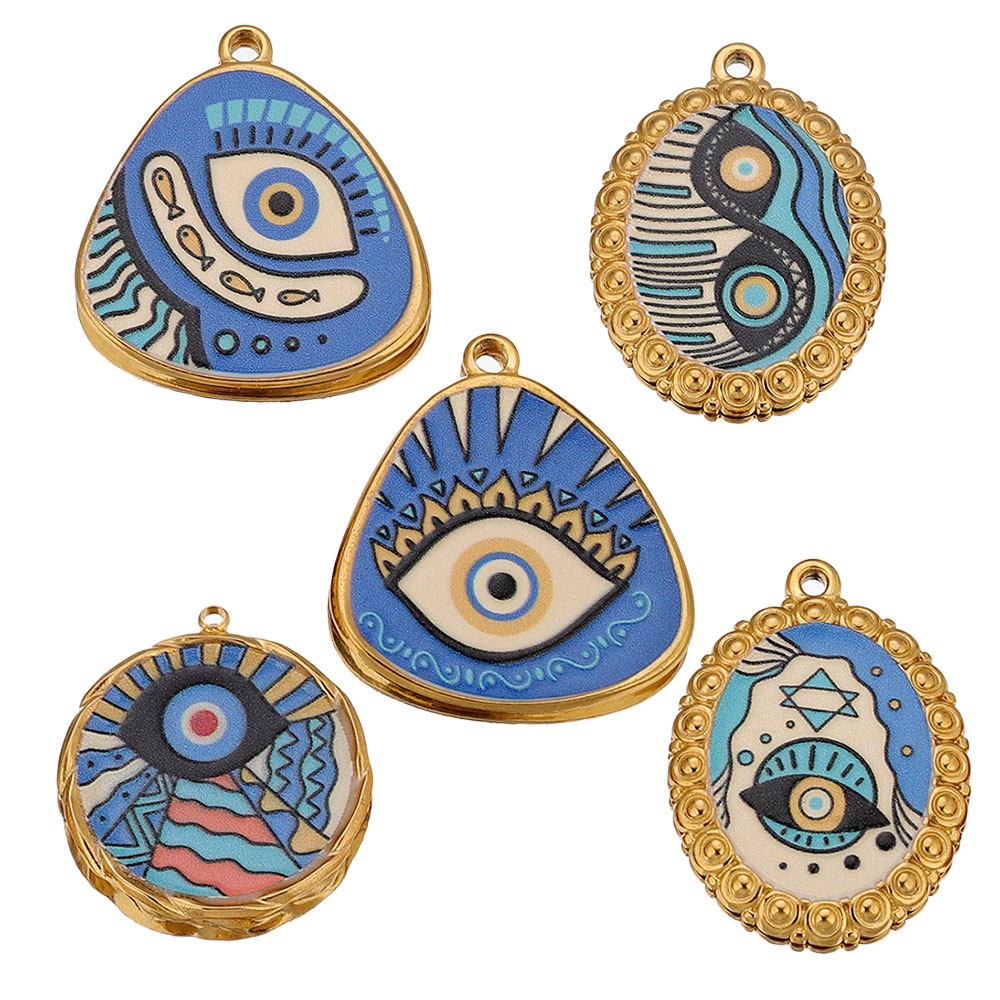 3Pcs Stainless Steel Connector - Jewelry Making Quotes 评论和价格