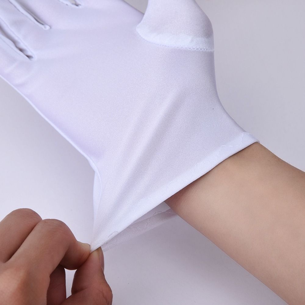 Soft White Cotton Gloves Thin  - Jewelry Making Gloves 评论和价格