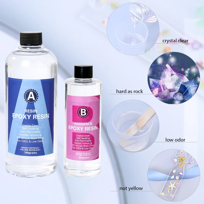 Epoxy Resin Kit Crystal Clear  - Jewelry Making Gloves 评论和价格