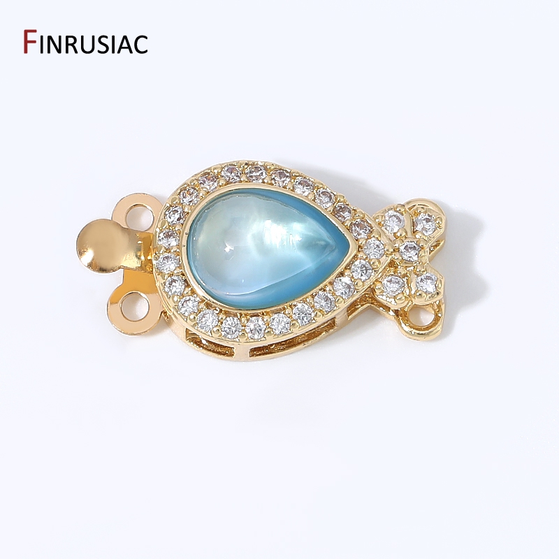 18K Gold Plated Brass Pear Opa - Jewelry Making Designs 评论和价格