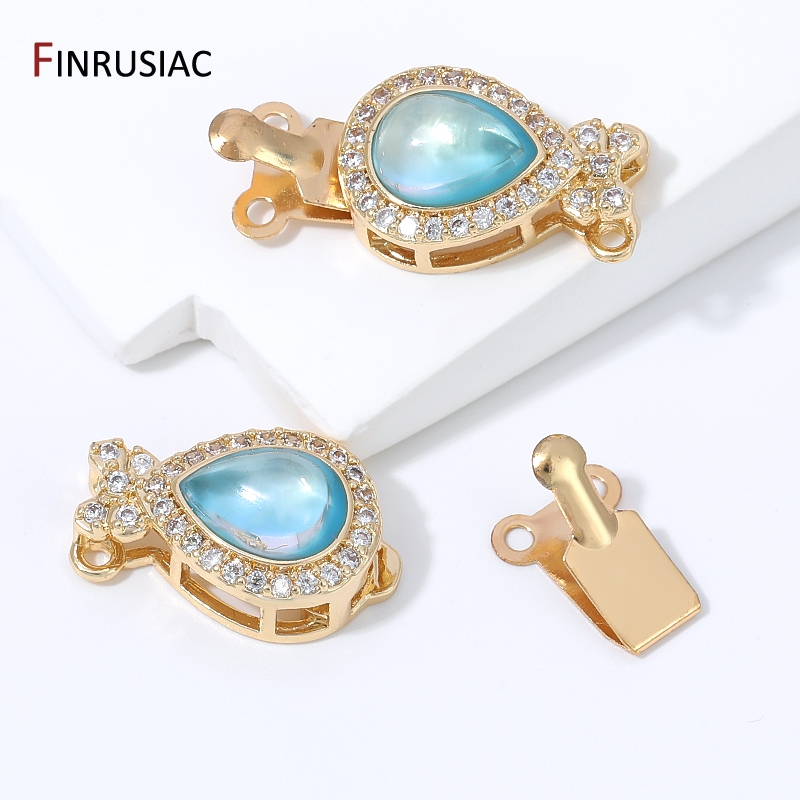 18K Gold Plated Brass Pear Opa - Jewelry Making Designs 评论和价格