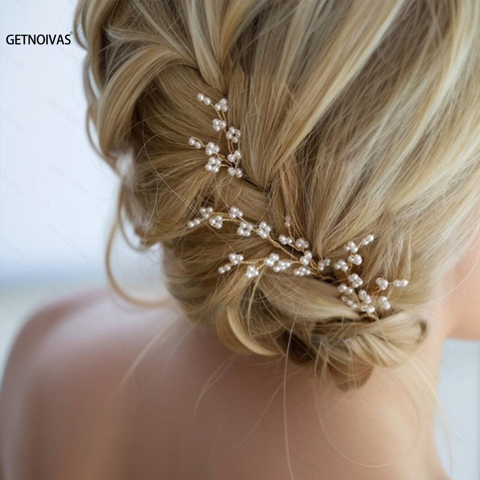 3PCS Wedding U Shape Hair Clip - Jewelry Making With Beads 评论和价格