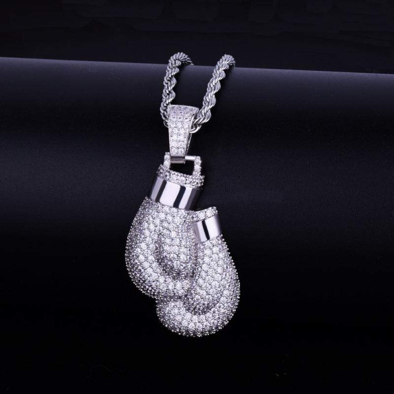 Hip Hop Bling Iced Cubic Zirco - Jewelry Making Gloves 评论和价格